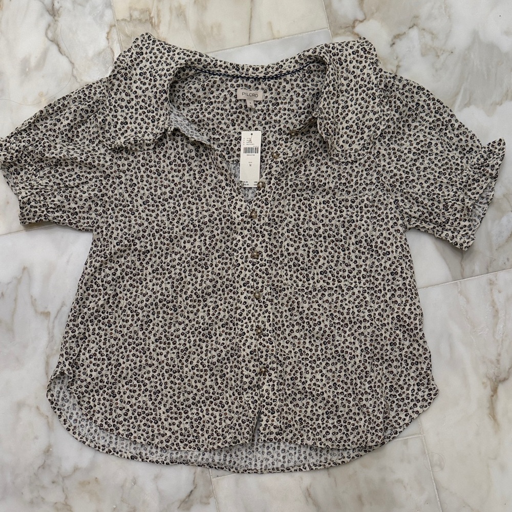 The Keira Blouse by Pilcro Anthropologie